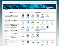web hosting control panel screenshot